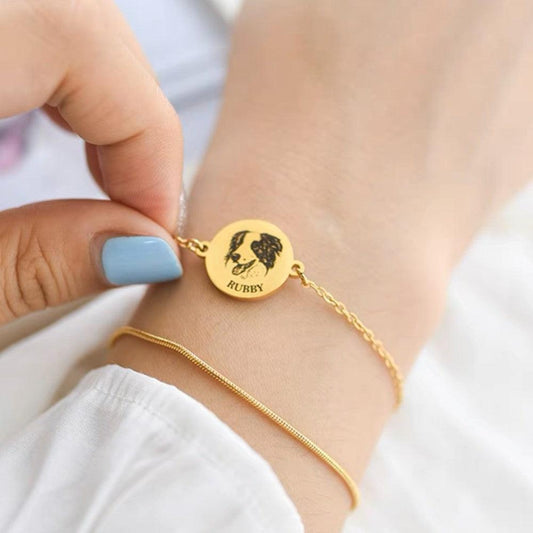 Double chain bracelet