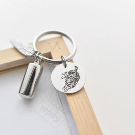 pet photo memorial pendant