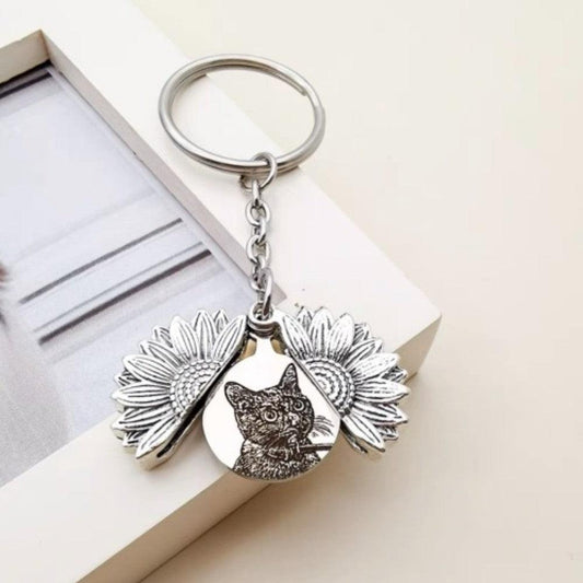 personalised pet keychain