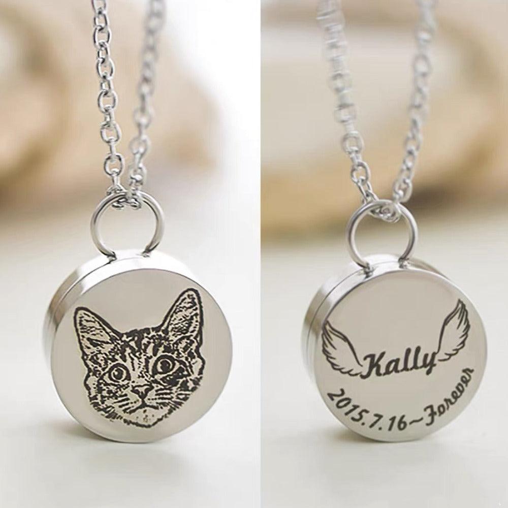 custom pet name necklace