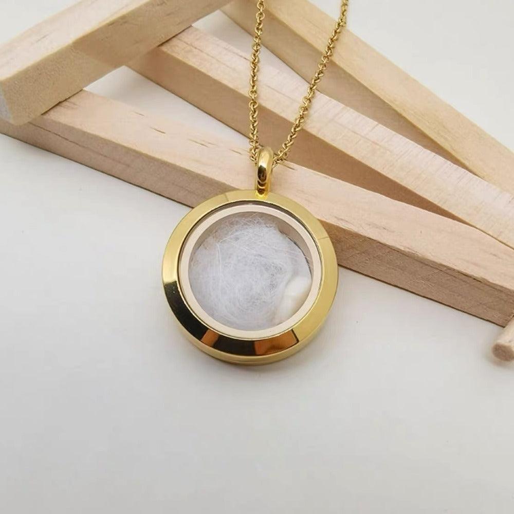 Custom Photo Print Pet Fur Locket Necklace - MiaowPaws