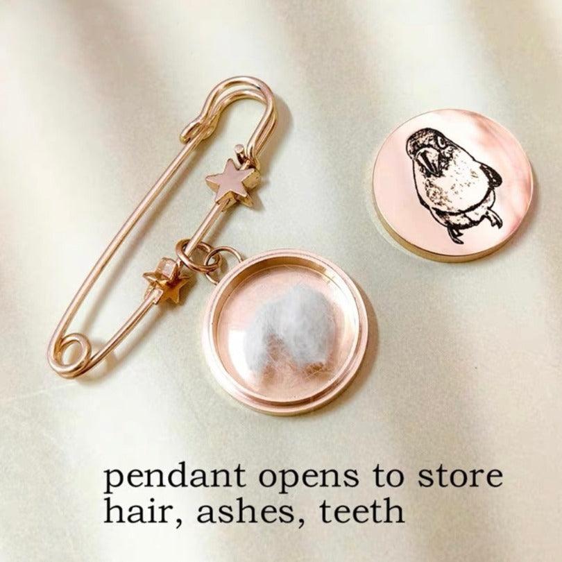 pet memorial brooch