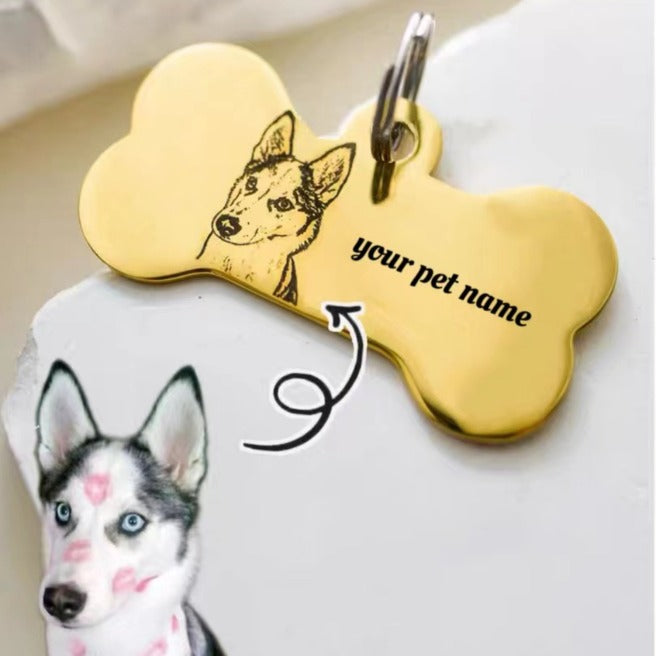 personalised dog tag