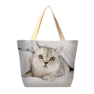 Custom Pet Photo Tote Bag