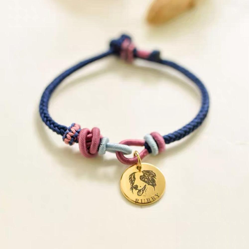 Custom Pet Braided Bracelet