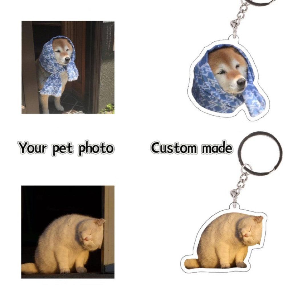 Personalized Pet Photo Keychain 