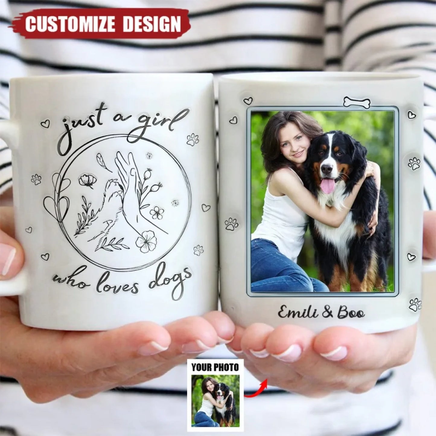 Custom dog photo mug (1)