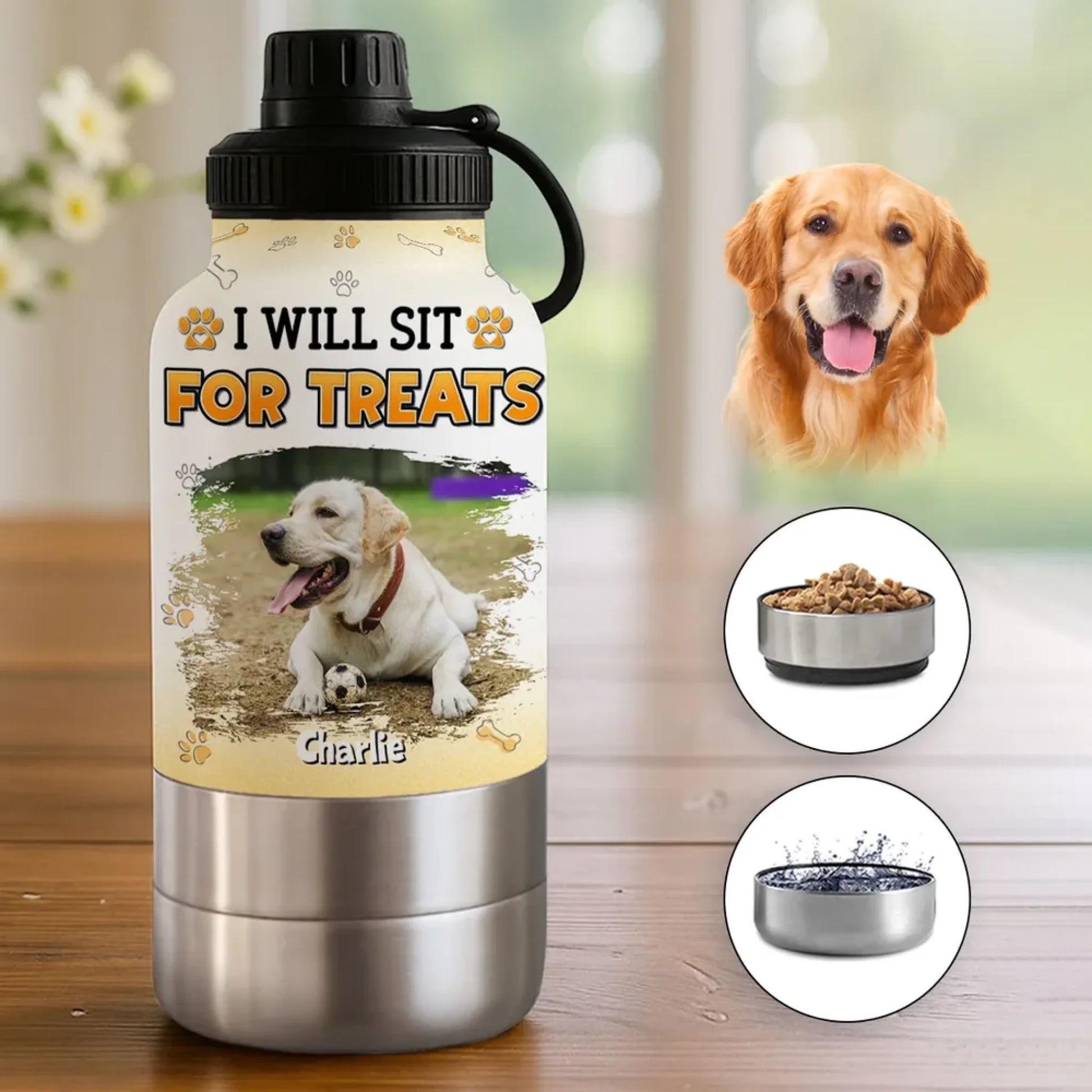 water bottle with pet bowl (3)