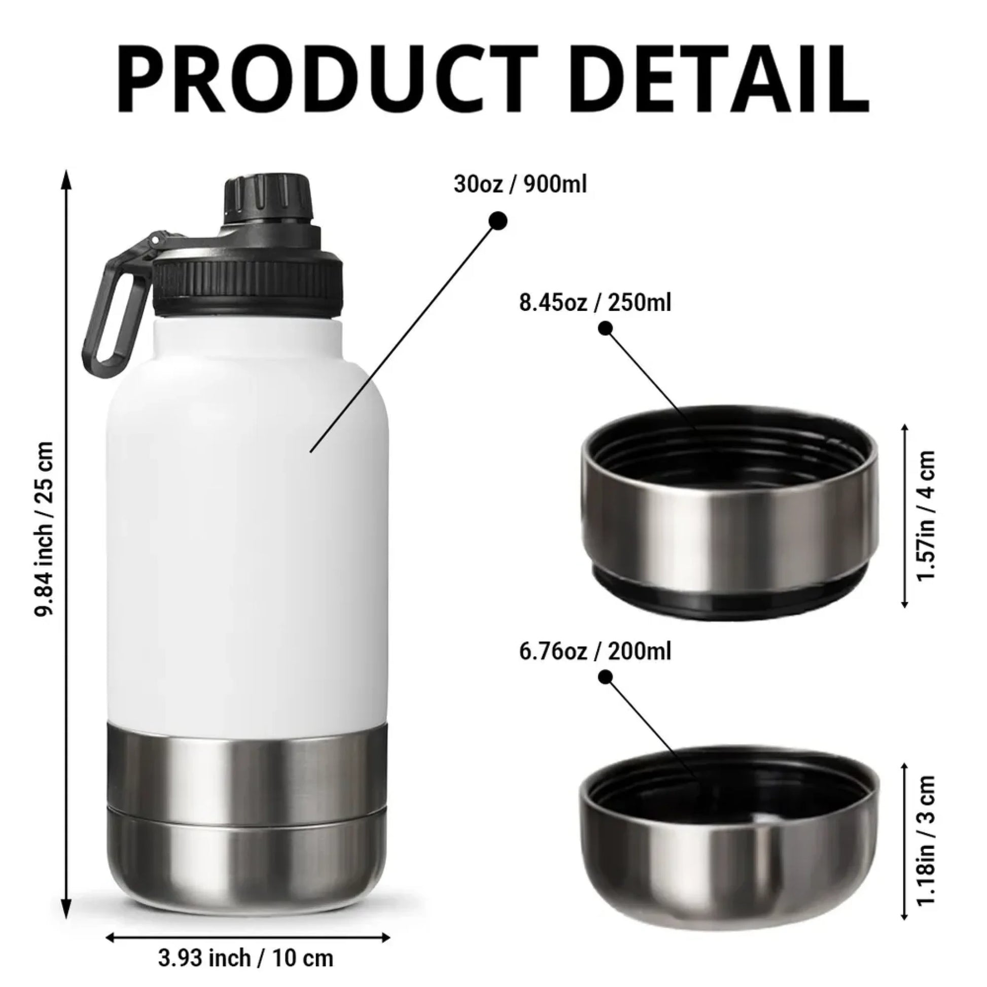 water bottle with pet bowl (2)