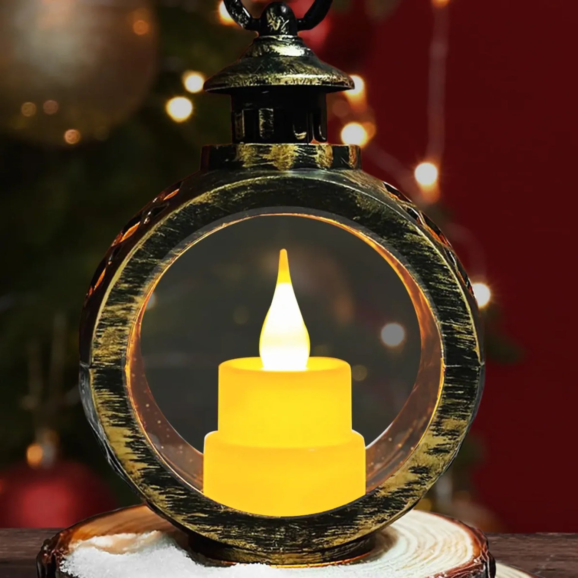 My Heart Was Not Ready To Lose You Photo - Personalized Ornament Custom Christmas Lantern (5)