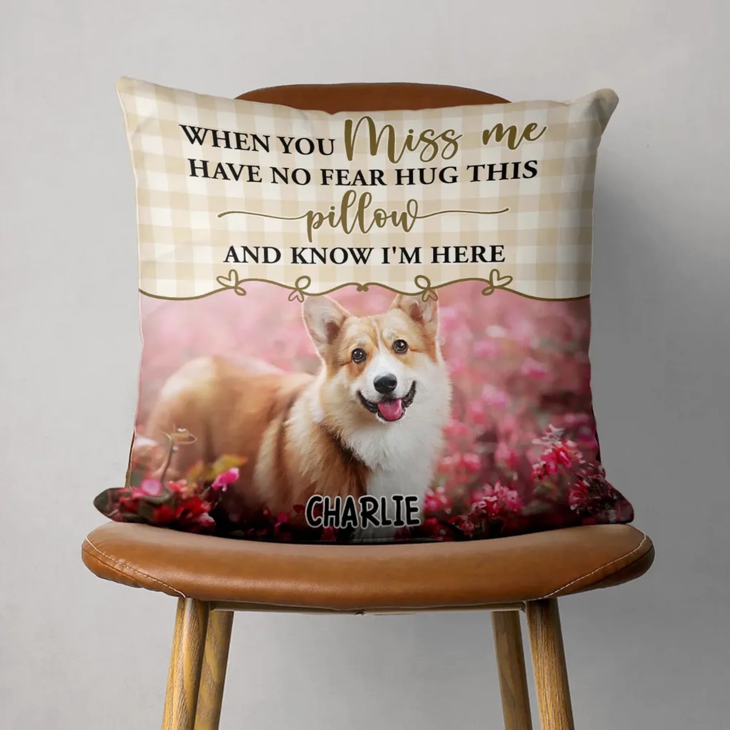 Hug Me Tight Photo - Personalized Custom Throw Pillow (3)