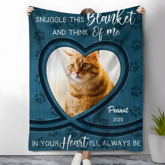 Personalized Starry Sky Angel Wing Pet Photo Soft Throw Blanket Memorial Gift (1)