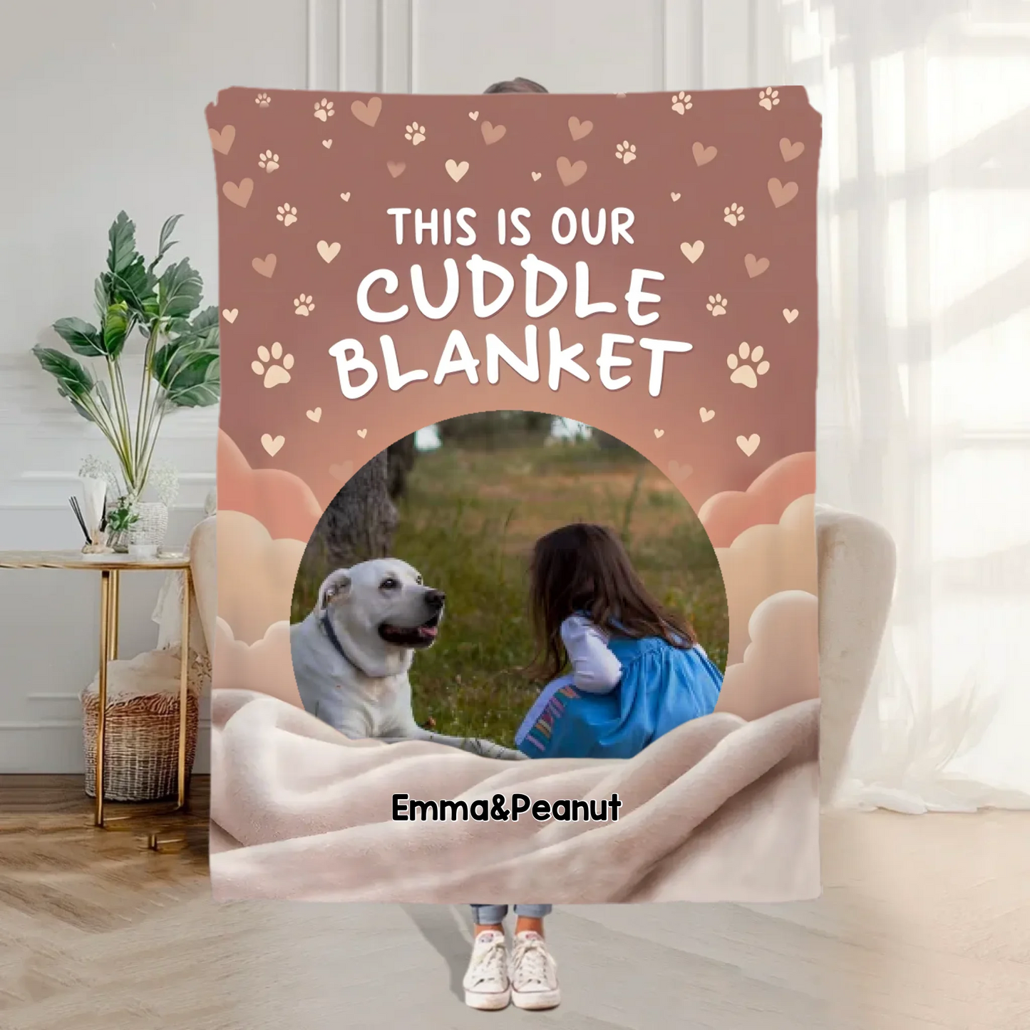 Personalized Starry Sky Angel Wing Pet Photo Soft Throw Blanket Memorial Gift (1)