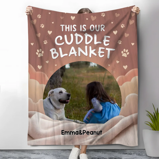 Personalized Starry Sky Angel Wing Pet Photo Soft Throw Blanket Memorial Gift (1)