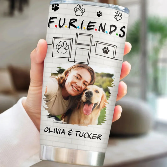 Your Friend Pet Photo Personalized Custom Tumbler