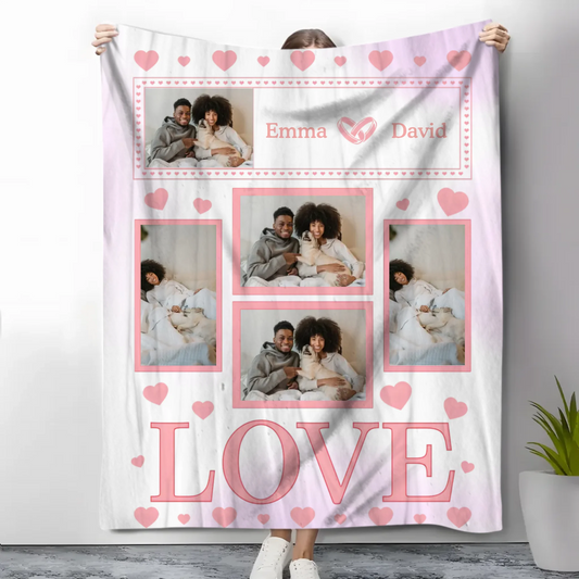 Personalized Starry Sky Angel Wing Pet Photo Soft Throw Blanket Memorial Gift (1)