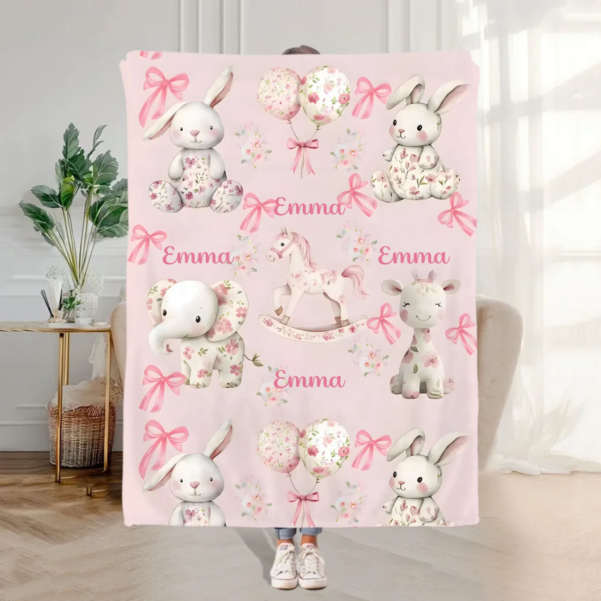 Personalized Starry Sky Angel Wing Pet Photo Soft Throw Blanket Memorial Gift (1)