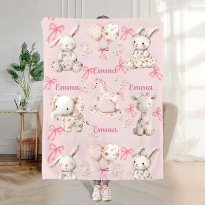 Personalized Starry Sky Angel Wing Pet Photo Soft Throw Blanket Memorial Gift (1)