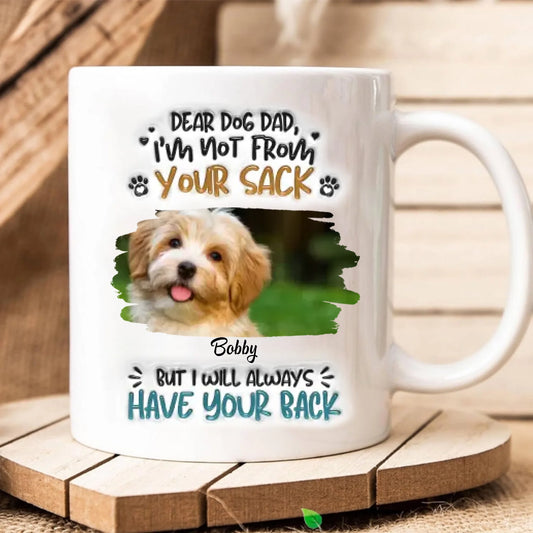 Not Your Blood But Loyal Dog Photo - Personalized Custom Coffee Mug