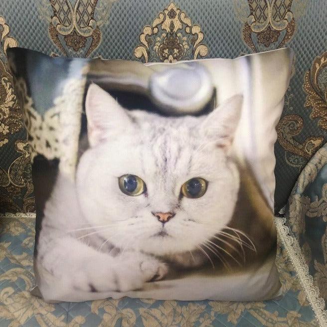 Custom Pet Photo Pillow Pet Shaped 3D Pillow - MiaowPaws