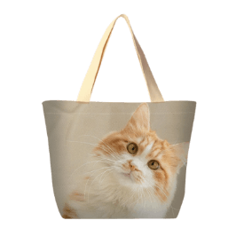 Custom Pet Photo Tote Bag 
